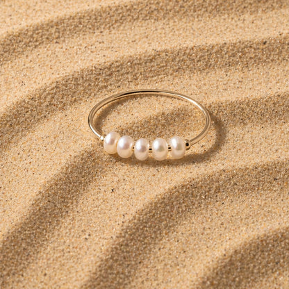 Stahlberg Noemi Pearl Ring