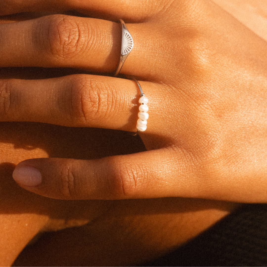 Stahlberg Noemi Pearl Ring