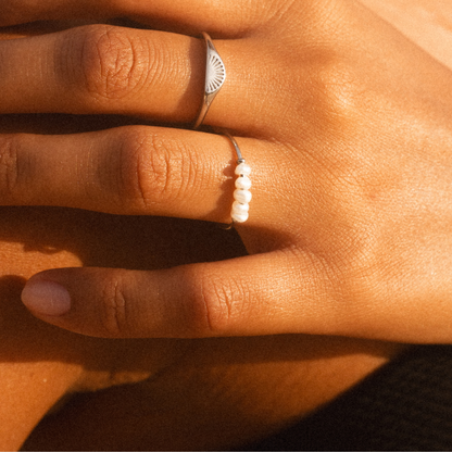 Stahlberg Noemi Pearl Ring