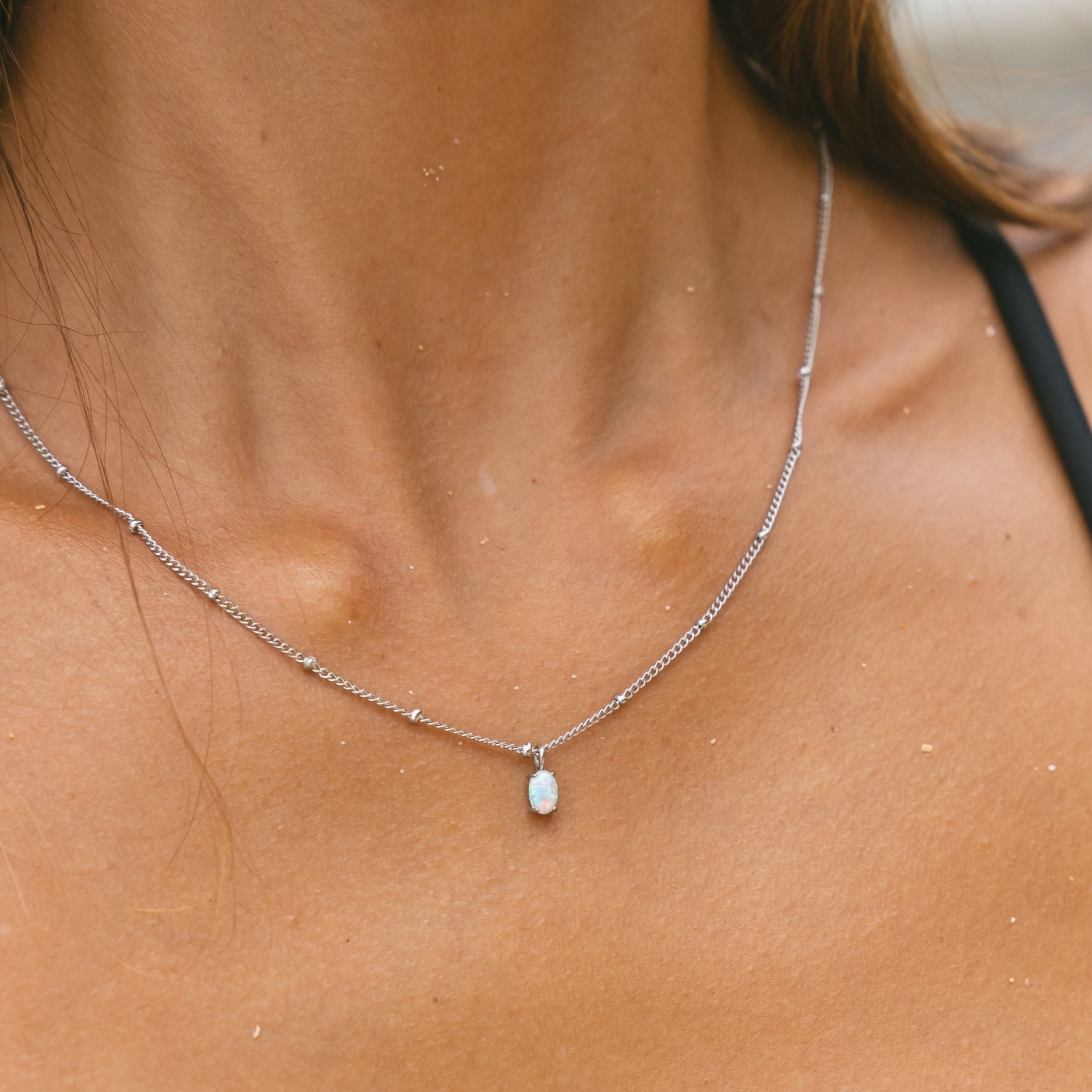 Stahlberg Lenora Pearl Halskette