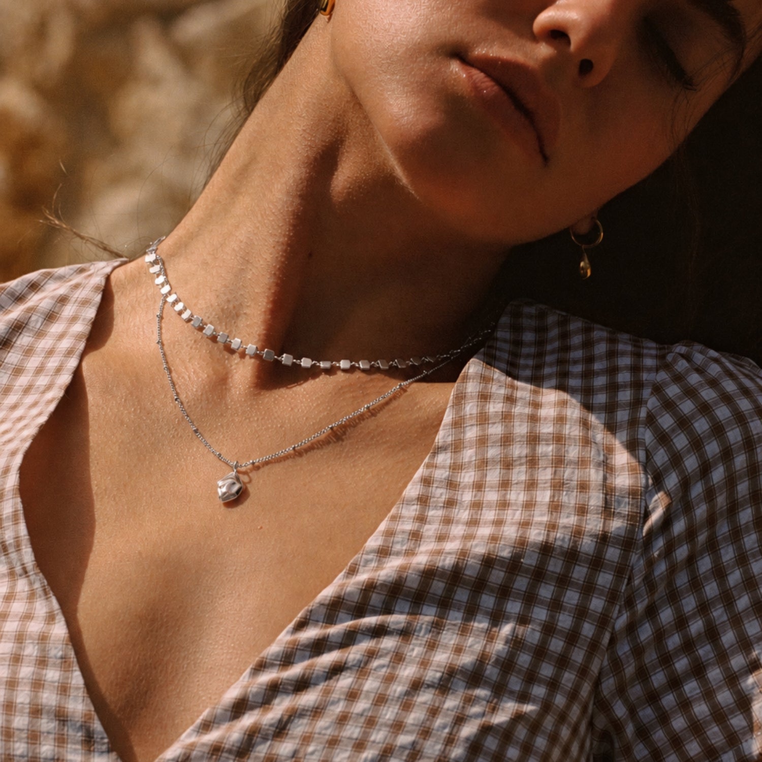 Stahlberg Lorena Pearl Halskette