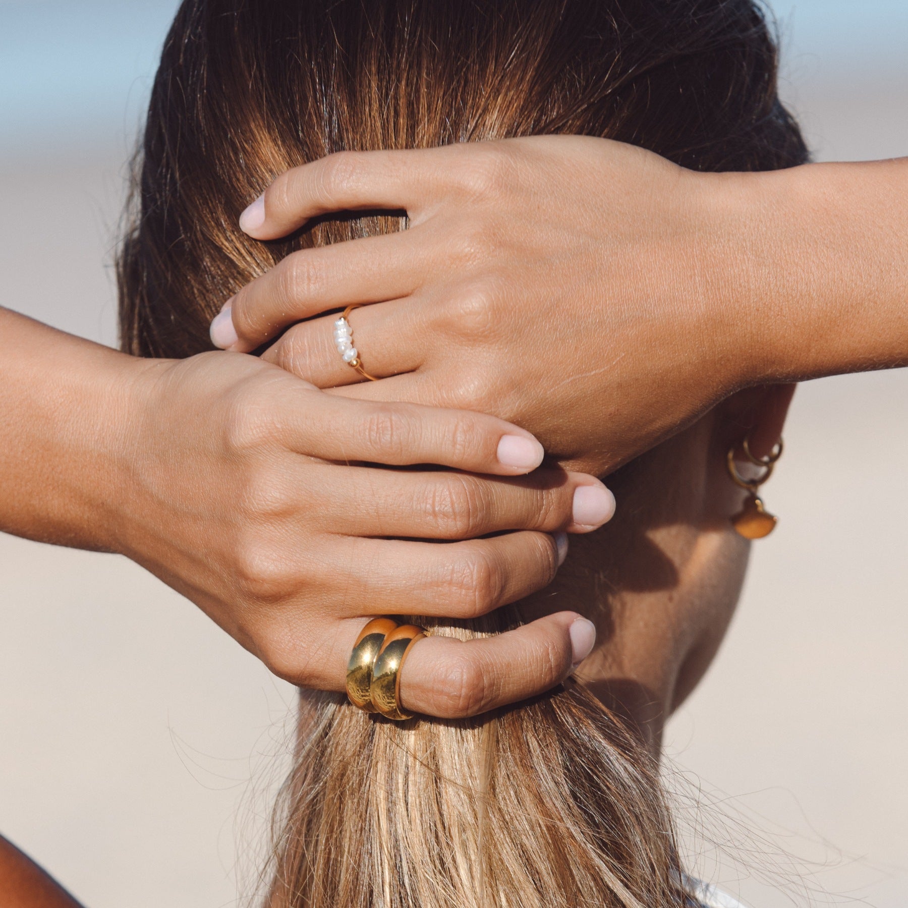 Stahlberg Noemi Pearl Ring